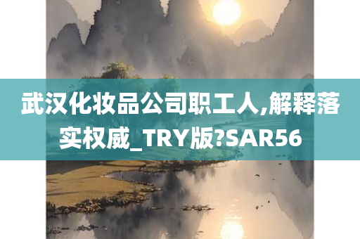 武汉化妆品公司职工人,解释落实权威_TRY版?SAR56