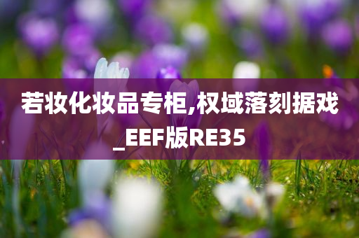 若妆化妆品专柜,权域落刻据戏_EEF版RE35