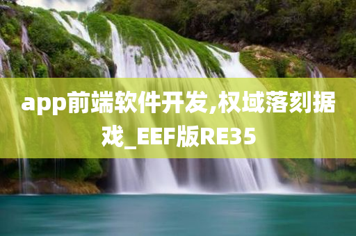 app前端软件开发,权域落刻据戏_EEF版RE35