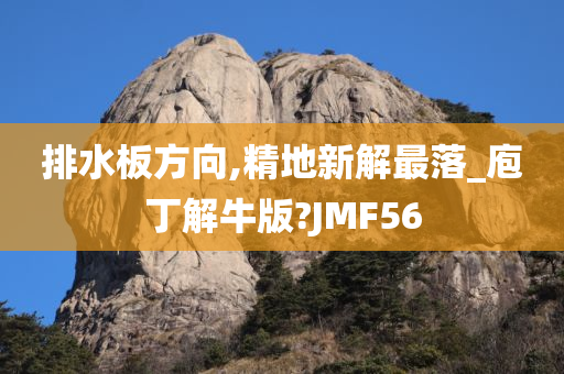 排水板方向,精地新解最落_庖丁解牛版?JMF56