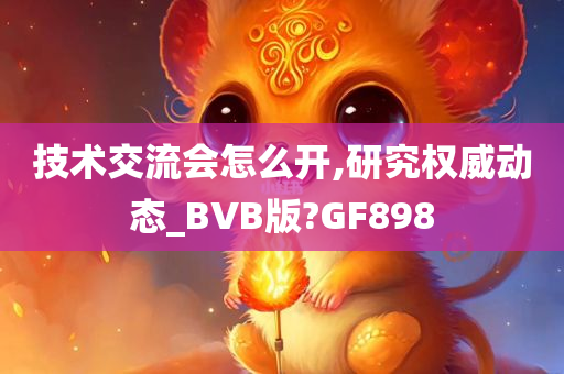 技术交流会怎么开,研究权威动态_BVB版?GF898