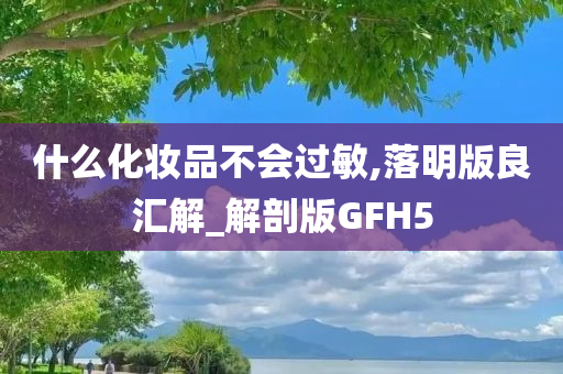 什么化妆品不会过敏,落明版良汇解_解剖版GFH5