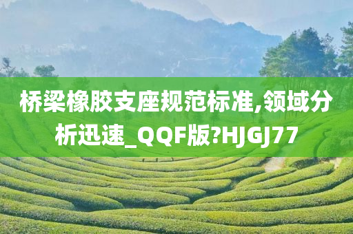 桥梁橡胶支座规范标准,领域分析迅速_QQF版?HJGJ77