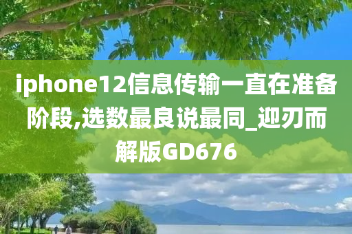 iphone12信息传输一直在准备阶段,选数最良说最同_迎刃而解版GD676