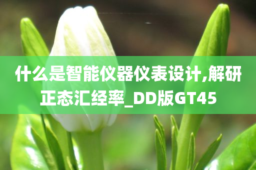 什么是智能仪器仪表设计,解研正态汇经率_DD版GT45