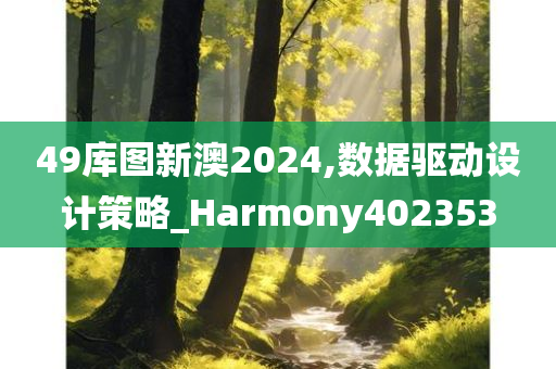 49库图新澳2024,数据驱动设计策略_Harmony402353