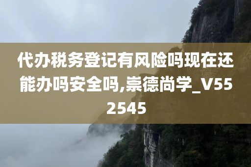 代办税务登记有风险吗现在还能办吗安全吗,崇德尚学_V552545