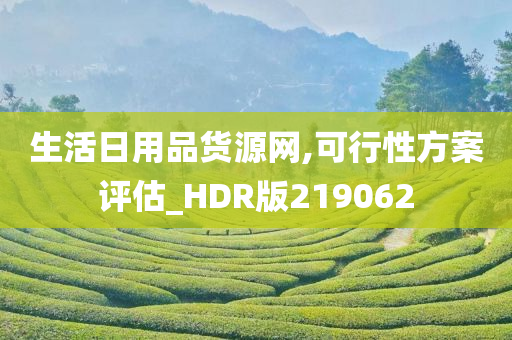 生活日用品货源网,可行性方案评估_HDR版219062