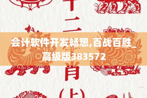 会计软件开发畅想,百战百胜_高级版383572