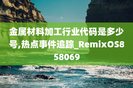 金属材料加工行业代码是多少号,热点事件追踪_RemixOS858069