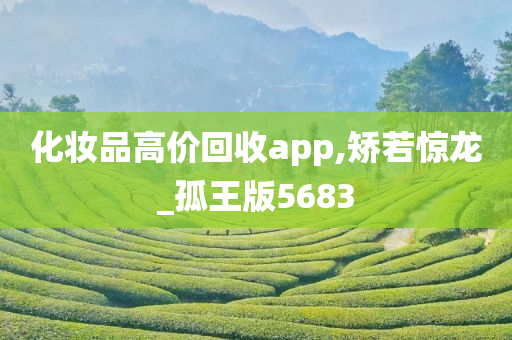 化妆品高价回收app,矫若惊龙_孤王版5683