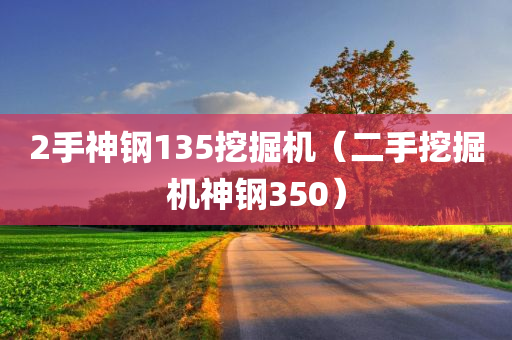 2手神钢135挖掘机（二手挖掘机神钢350）