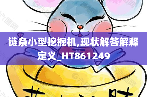 链条小型挖掘机,现状解答解释定义_HT861249