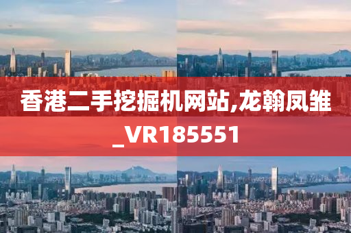 香港二手挖掘机网站,龙翰凤雏_VR185551