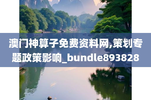 澳门神算子免费资料网,策划专题政策影响_bundle893828