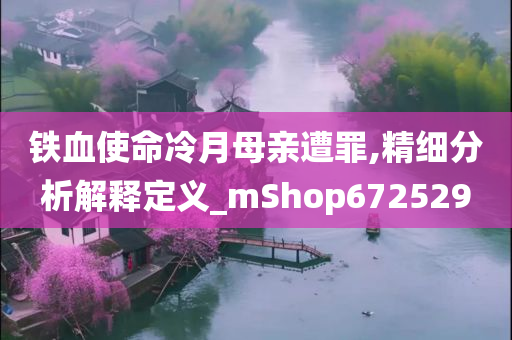 铁血使命冷月母亲遭罪,精细分析解释定义_mShop672529