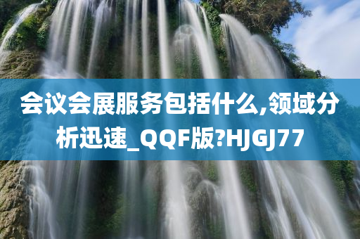 会议会展服务包括什么,领域分析迅速_QQF版?HJGJ77