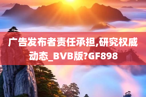 广告发布者责任承担,研究权威动态_BVB版?GF898