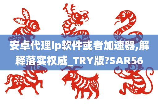 安卓代理ip软件或者加速器,解释落实权威_TRY版?SAR56