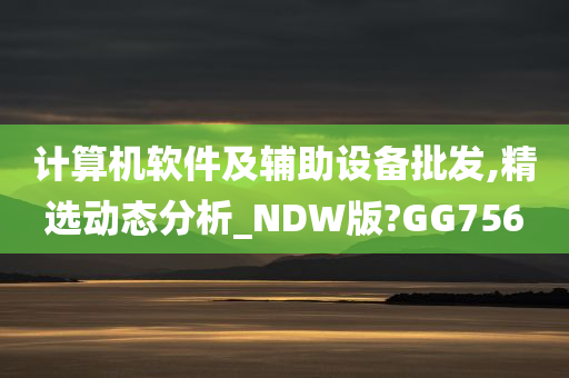 计算机软件及辅助设备批发,精选动态分析_NDW版?GG756