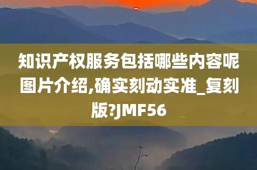 知识产权服务包括哪些内容呢图片介绍,确实刻动实准_复刻版?JMF56