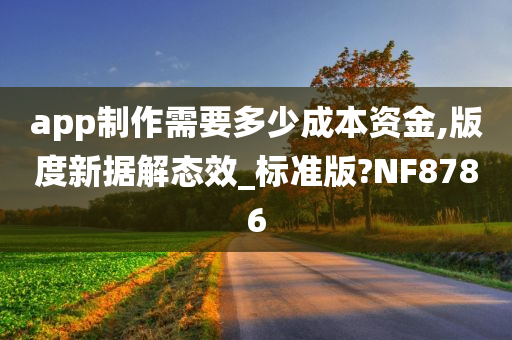 app制作需要多少成本资金,版度新据解态效_标准版?NF8786