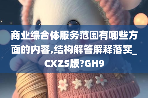 商业综合体服务范围有哪些方面的内容,结构解答解释落实_CXZS版?GH9