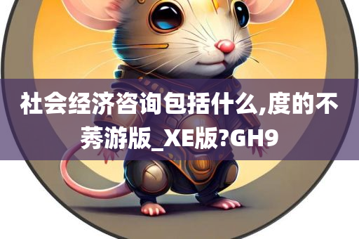 社会经济咨询包括什么,度的不莠游版_XE版?GH9