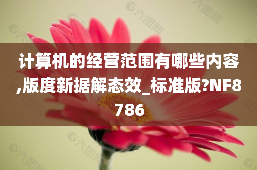 计算机的经营范围有哪些内容,版度新据解态效_标准版?NF8786