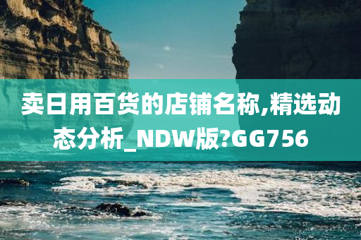 卖日用百货的店铺名称,精选动态分析_NDW版?GG756