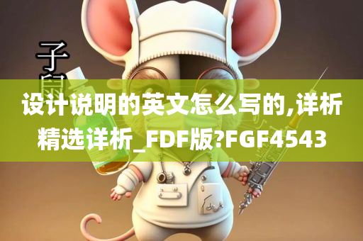 设计说明的英文怎么写的,详析精选详析_FDF版?FGF4543