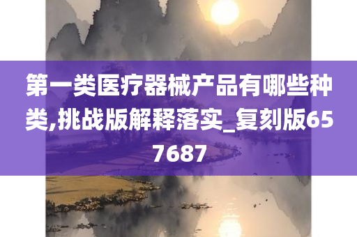 第一类医疗器械产品有哪些种类,挑战版解释落实_复刻版657687