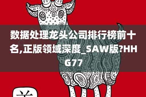 数据处理龙头公司排行榜前十名,正版领域深度_SAW版?HHG77