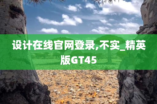 设计在线官网登录,不实_精英版GT45