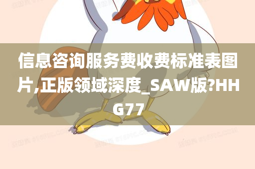 信息咨询服务费收费标准表图片,正版领域深度_SAW版?HHG77