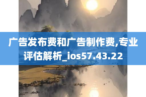 广告发布费和广告制作费,专业评估解析_ios57.43.22