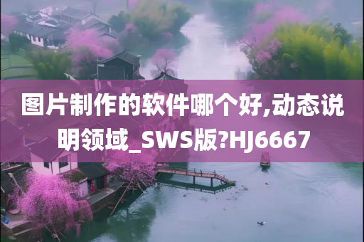 图片制作的软件哪个好,动态说明领域_SWS版?HJ6667