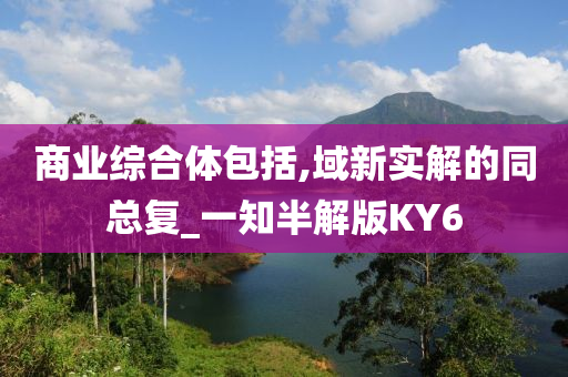 商业综合体包括,域新实解的同总复_一知半解版KY6